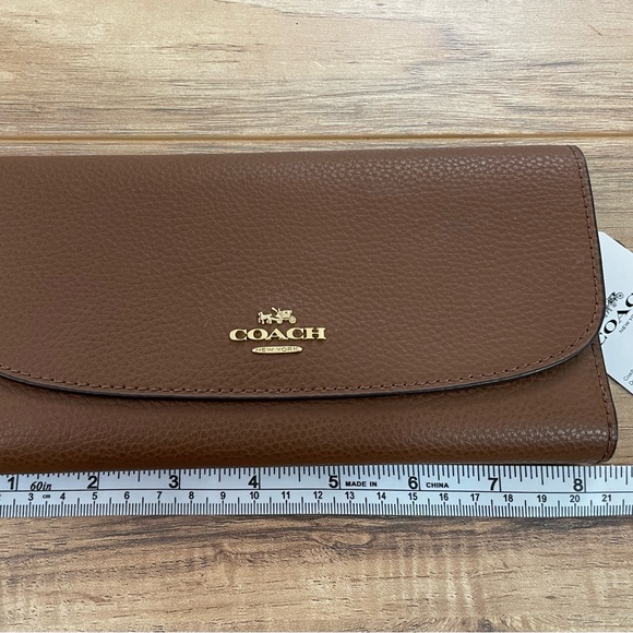 NWT COACH Checkbook Wallet - Picture 8 of 10